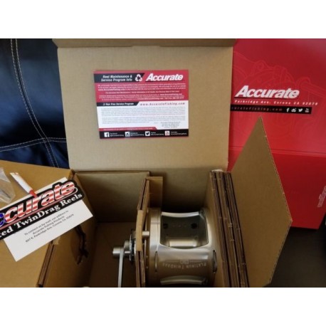 Accurate Platinum ATD-130 TwinDrag Reel For Sale
